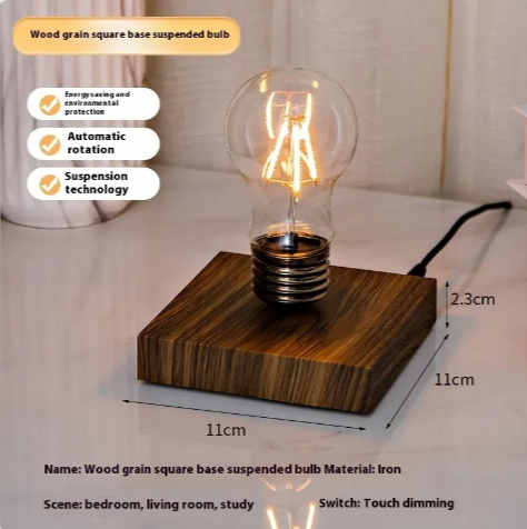 The Floating Bulb Lamp — Magnetic Levitation Light That Defies Gravity