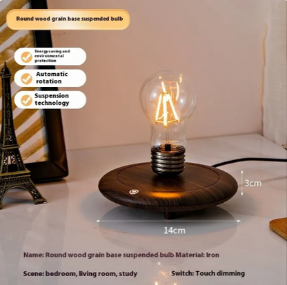 The Floating Bulb Lamp — Magnetic Levitation Light That Defies Gravity