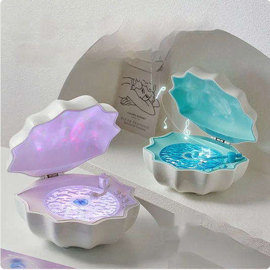 Shell Speaker — Portable Bluetooth Speaker with LED Glow Effect